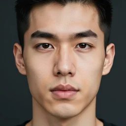 below average looking face