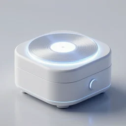 a cyberpunk music box, white balance, hyperdimensional, 8 k, rim lighting, led, lumen global illumination, opaque, glowing, rubber, ray tracing reflections