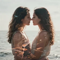 double exposure of love, love is the most relevant theme, love is infinity, love os begin of all, 8 k resolution, artistic mode, artistic, outdoors
