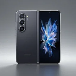 Samsung Fold 4 phone, concept art, hyperdetailed,  studio lighting