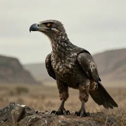 a still of a raptor from the book of eli
