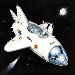 spaceship by amano, barry windsor smith, and moebius