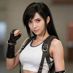 Far Shot Portrait of Tifa Lockhart