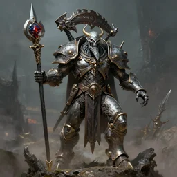 necron skophek lord, fantasy, highly detailed, art by greg rutkowski