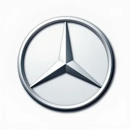 Mercedes logo, vector graphics
