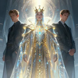 the king of a future world art by artgerm and greg rutkowski and agostino arrivabene, light effect. hyper detailed, glowing lights!!, bioluminescent, intricate, elegant, digital painting, artstation, smooth, sharp focus