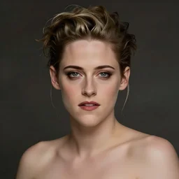 kristen stewart as irma vep, hyper realistic, photographed, portrait