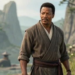 Samuel L Jackson as a character in Avatar: the last airbender