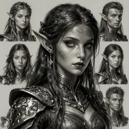 dark elf princess, highly detailed, d & d, fantasy, highly detailed, digital painting, trending on artstation, concept art, sharp focus, illustration, global illumination, shaded, art by artgerm and greg rutkowski and fuji choko and viktoria gavrilenko and hoang lap