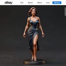Fine Image on the store website, eBay, Full body, 80mm resin detailed miniature of an attractive mature lady