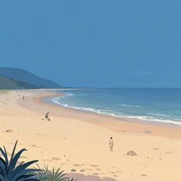 graphic novel full page illustrations of dreamy desolate beach scenes on a hot summer evening, tropical color palette, by carel willink and gregory crewdson, big waves, surf, comic book panels