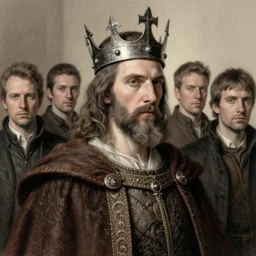 the king in the east, with iron crown | | realistic shaded, fine details, realistic shaded lighting painting by greg rutkowski, diego gisbert llorens, magali villeneuve, artgerm, jeremy lipkin, michael garmash, rob rey