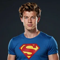 Portrait of Shawn Mendes as superhero, wlop, artstation, mucha, digital art, detailed, 8k