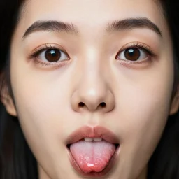 eyes poked out and tongue sliced