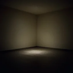 empty room, dramatic lighting, photo by wiliam egglestone