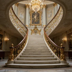 grand staircase, fantasy, highly detailed, art by greg rutkowski