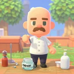 walter white making meth in animal crossing