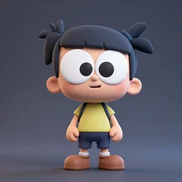 kids next door from cartoon network, 3 d modelling, 4 k render, unreal, sculptures - n 4