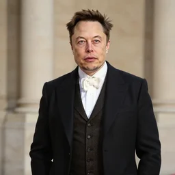 elon musk as a musketer