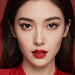 a beautiful latina female photo, wearing red dresss.. professionally retouched, soft lighting, realistic, smooth face, perfect eyes, wide angle, sharp focus on eyes, 8 k high definition, insanely detailed, intricate, elegant, art by artgerm and wlop