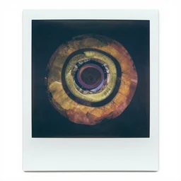 polaroid generative art naive
