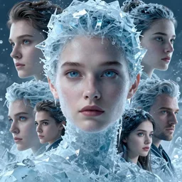 highly detailed portrait, ultra realistic, cinematic, close up portrait of a young woman made of ice, high detail, 8 k, sharp focus, deep focus, movie still, dramatic lighting, ray tracing, smooth, art by wonbin lee, lane brown, z ed, wenfei ye, finnstark, oleg bulakh, felix englund, michal karcz, yoshit