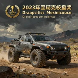 a concept art of a vehicle, tempera paintings, artstation
