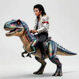 michael jackson riding a veliciraptor, real life skin, intricate, highly detailed, artstation, concept art, smooth, sharp focus, art by artgerm and greg rutkowski