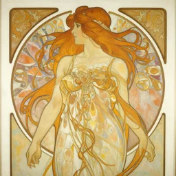 a streamline moderne painting in the style of gerald brom, and in the style of maxfield parrish, and in the style of alphonse mucha. symmetry, smooth, sharp focus, semi - realism, intricate detail.