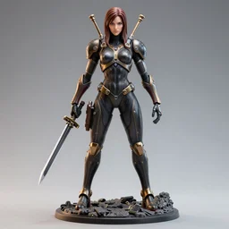 samus aran bioorganic varia suit, energetic varia suit, full body portrait, highly detailed, intricate, concept art, vertical portrait, battle angel alita, by rembrandt, 1 6 6 7, resin figure, black widow