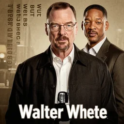 walter white but it's played by will smith, tv series poster