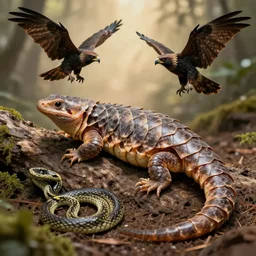 lizard pangolin eagle bat snake hybrid