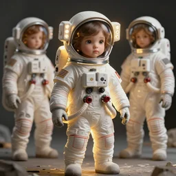 extremely detailed studio portrait cute girl space astronaut, full body, soft light, golden glow, diffuse lighting, fantasy, intricate, surrealism!!!!, highly detailed, lifelike, photorealistic, digital painting, artstation, illustration, concept art, smooth, sharp focus, by greg rutkowski, chris tulloch mccabe, valentina remenar and asher duran,