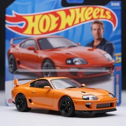 The Fast and the Furious, 2001, Toyota Supra, 1994, 1995, 1996, 1997, 1998, Hot Wheels, cinematic, 8k, depth of field, bokeh. brian spilner, paul walker, dominic toretto, vibrant accents