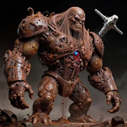 movie still of intricatly macerated by age, sentient, dethroned goliath brown dwarf star machine, blood turbines, hydrocracking, rusted, macerated, eviscerated by fimbria wires, bicornate fungal pit, leaning space station long shot, by jack kirby, alberto bontempi, shigeru komatsuzaki, wayne d barlowe