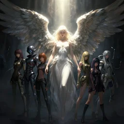 a portrait, beautifull, full body angel with big wings, 8 k dark fantasy shining light, by alex gray, android jones, karol bak, ayami kojima, artgerm, yoshitaka amano, olivier ledroit, laura sava concept art, fantasy