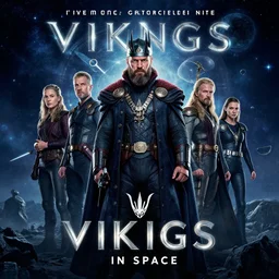 vikings in space, movie poster