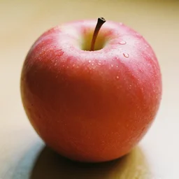 a beautiful photo of a red apple, Kodak Portra 400