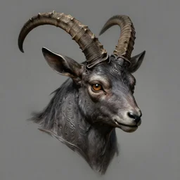 anthropomorphic enneacontagon head in edgy darkiron gazelle, intricate, elegant, highly detailed animal monster, digital painting, artstation, concept art, smooth, sharp focus, illustration, art by artgerm, dwayne barlowe, trending on artstation and greg rutkowski and alphonse mucha, 8 k