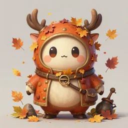 cute autumnal mogwai kappa, d & d, fantasy, portrait, highly detailed, digital painting, trending on artstation, concept art, sharp focus, illustration, art by wlop and kan liu and zeronis and wenjun lin and sylvain sarrailh