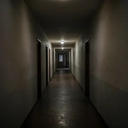 a long creepy hallway