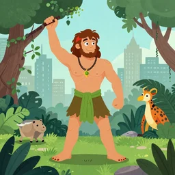 tarzan in the jungle of New York, Disney style