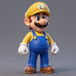 luigi from super mario bros., a computer rendering by h. r. giger, trending on zbrush central, neoplasticism, zbrush, reimagined by industrial light and magic, # vfxfriday