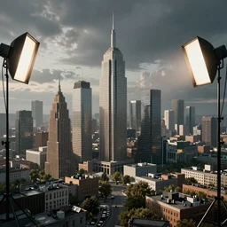Nørreport unreal 5, hyperrealistic, realistic, photorealistic, dynamic lighting, highly detailed, cinematic cityscape, studio landscape, studio lighting