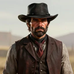a highly detailed modern portrait of red dead redemption, james gurney, james jean