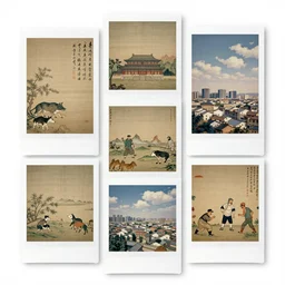 beautiful frame, beautiful polaroid photos, polyptych, animal, architecture, battle, bijinga, calligraphy, capriccio, caricature, cityscape, cloudscape, design, digital, figurative, genre, graffiti, history, icon, illustration, installation, interior, jewelry, landscape, literary, manga, marina, miniature, mural, mythological