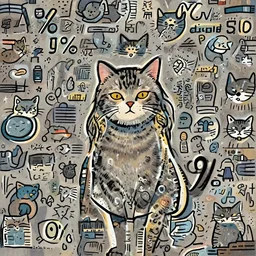 A ((woman)) 50% cat
