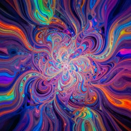 dmt trip to another dimension, highly detailed, bright tones, abstract