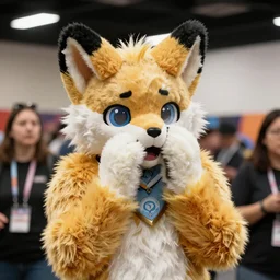 Ben Shapiro crying at a furry conventiom