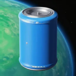 o'neill cylinder, blue and green, planet atmosphere, scifi, artstation